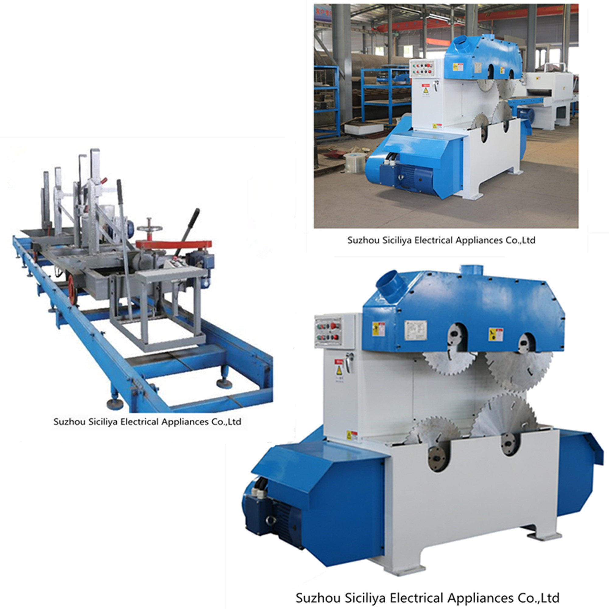 Round log single side saw machine Model:MJP104-40 to 60