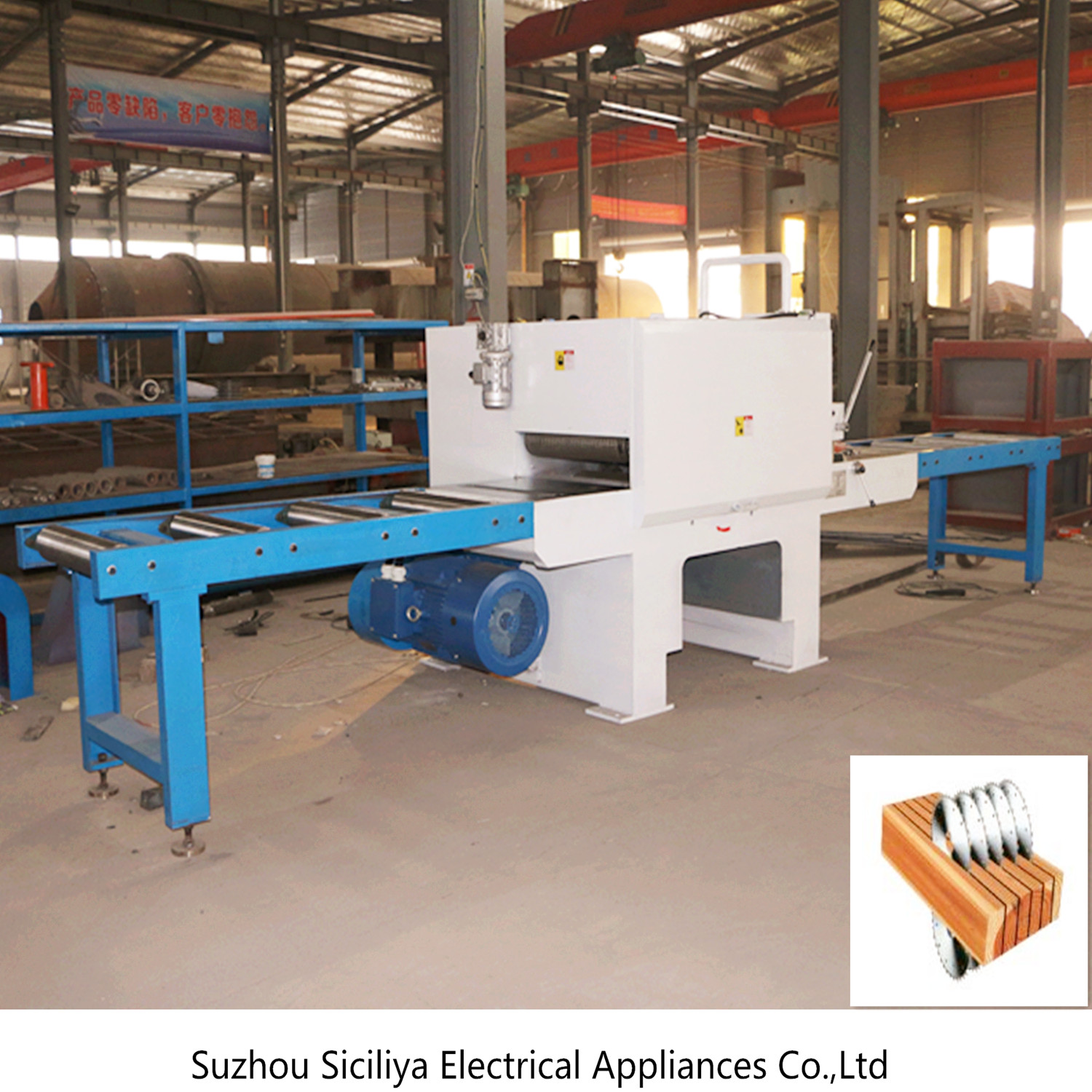 Square timber multi blade saw machine Model:MJF142-0850 to 2250
